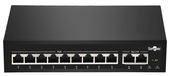 Smartec ST‑NS309MB‑MD — 9‑портовый PoE‑коммутатор с EXTEND, VLAN и грозозащитой