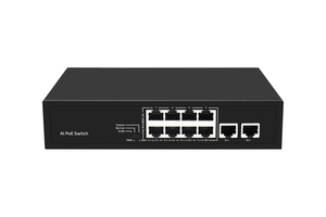 Smartec ST‑NS008MB‑MD — 8‑портовый PoE‑коммутатор с EXTEND, VLAN и автоперезапуском портов