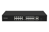 Smartec ST‑NS016MB‑GDF — 16‑портовый PoE‑коммутатор с гигабитными uplink, SFP, EXTEND, VLAN и автоперезапуском портов Smartec ST‑NS016MB‑GDF — 16‑портовый PoE‑коммутатор с гигабитными uplink, SFP, EXTEND, VLAN и автоперезапуском портов
